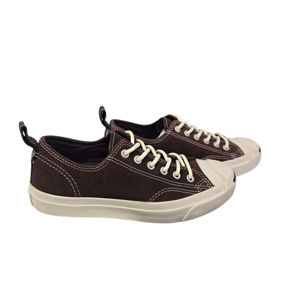 Vintage Converse Jack Purcell Brown Men\'s 5.5 Women\'s Size 7 - Picture 10 of 11